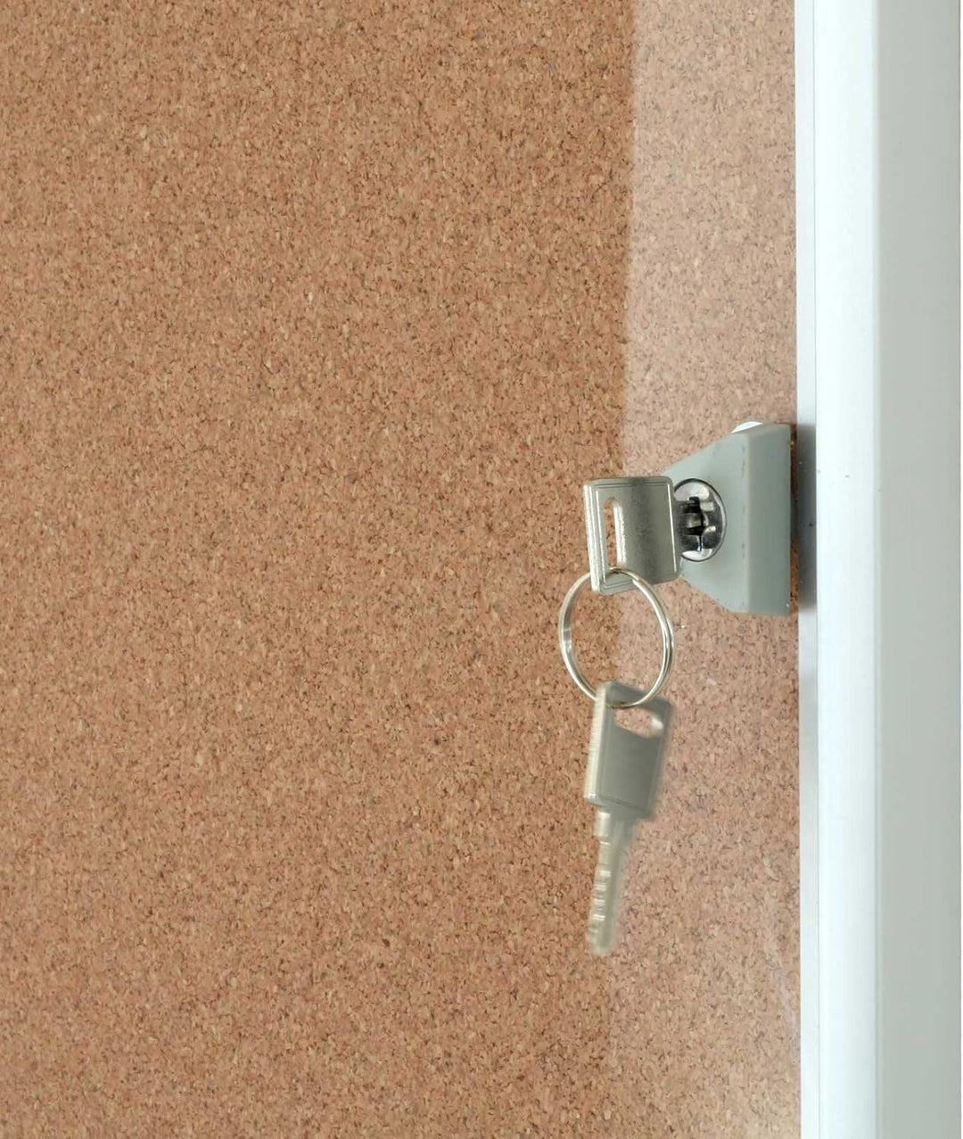 kaufdeinschild Kork Schaukasten Turin 2 x A4 (440 x 310mm) Schaukasten Plakatschaukasten abschliessb