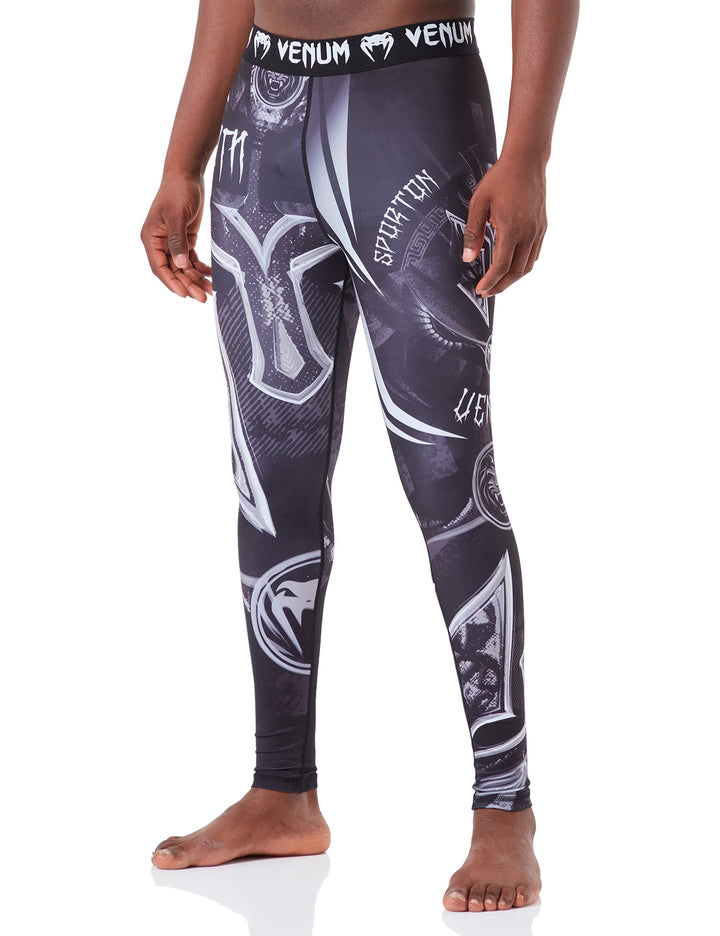 Venum Herren Gladiator 3.0 Kompressionshose XXL Schwarz/Weiss, XXL Schwarz/Weiss