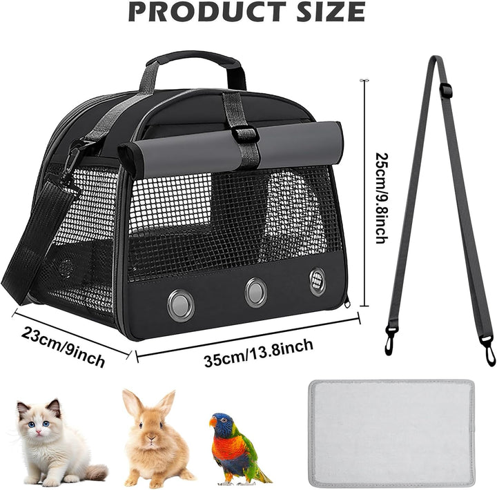 Meerschweinchen-Tragetasche, Transportbox Kaninchen, Kleine Haustier-Tragetasche, Reisetasche Für Me