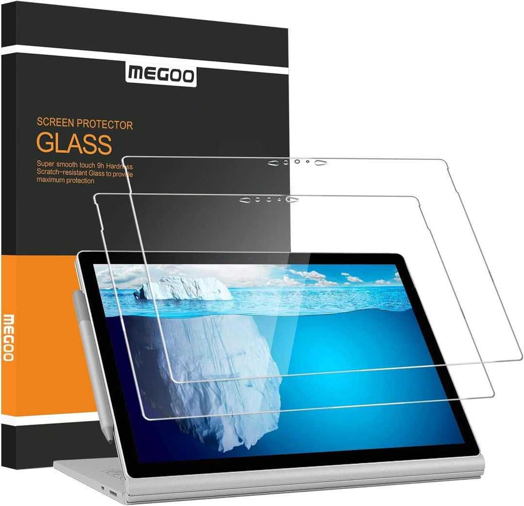 Megoo [2er-Pack] Displayschutzfolie für Microsoft Surface Book 3 15 Zoll (2020 Release), [HD gehärte