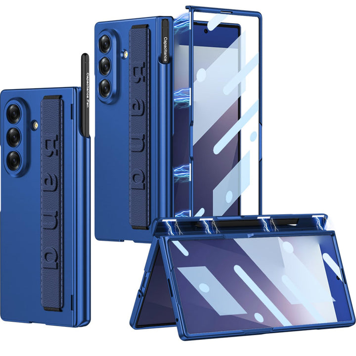 NINKI für Samsung Galaxy Z Fold 7 armband Handyhülle mit Scharnierschutz, displayschutz Samsung Gala