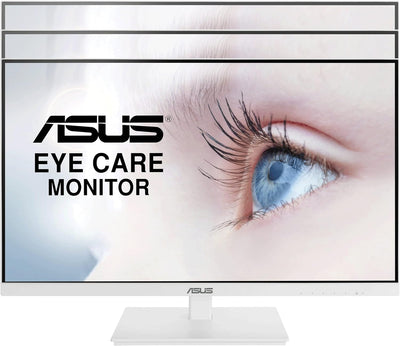 ASUS Eye Care VA27DQSB-W - 27 Zoll Full HD Monitor - Rahmenlos, ergonomisch, Flicker-Free, Blaulicht