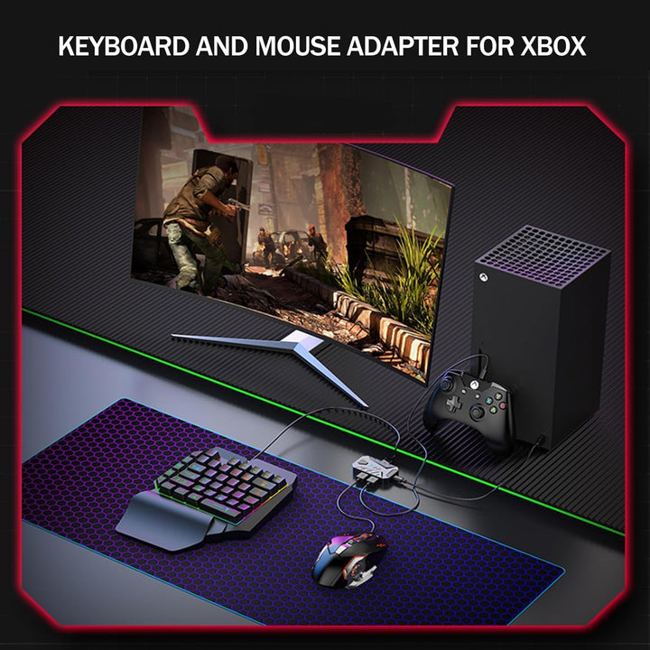 Xim Tastatur- und Mausadapter Gamecontroller-Konverter für P3 P4 P5 X360 X Box One
