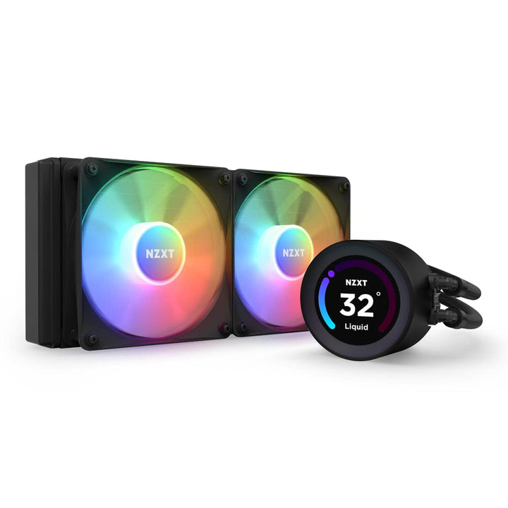 NZXT Kraken Elite 240 RGB - RL-KR24E-B1-240mm AIO CPU Wasserkühlung - 2,36" LCD Display 640x640-2x12