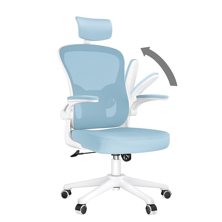 naspaluro Ergonomischer Bürostuhl mit Atmungsaktiver Netzbespannung, Schreibtischstuhl mit Verstellb