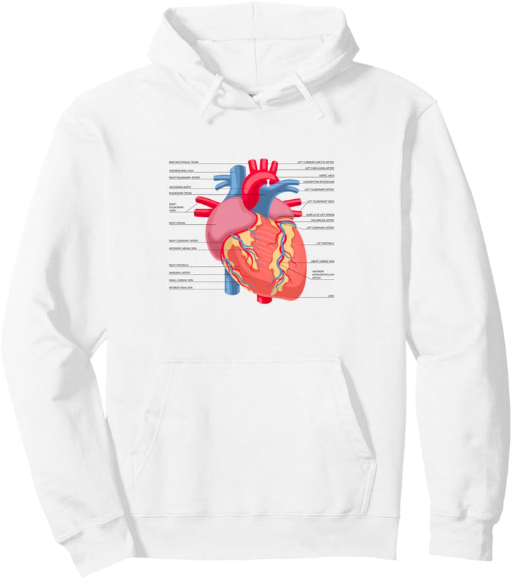 Lustiges menschliches Herz Anatomie anatomisches Herz Pullover Hoodie
