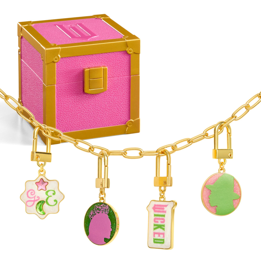 The Noble Collection Wicked: Charms Trunk - Pink Goes With Green