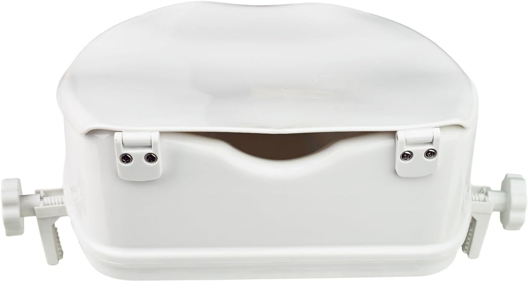 Stock-Fachmann® Toilettensitzerhöhung Toilettenaufsatz WC Aufsatz Erhöhung Mit Hygiene-Ausschnitt We