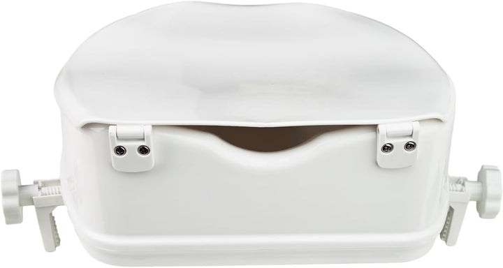 Stock-Fachmann® Toilettensitzerhöhung Toilettenaufsatz WC Aufsatz Erhöhung Mit Hygiene-Ausschnitt We