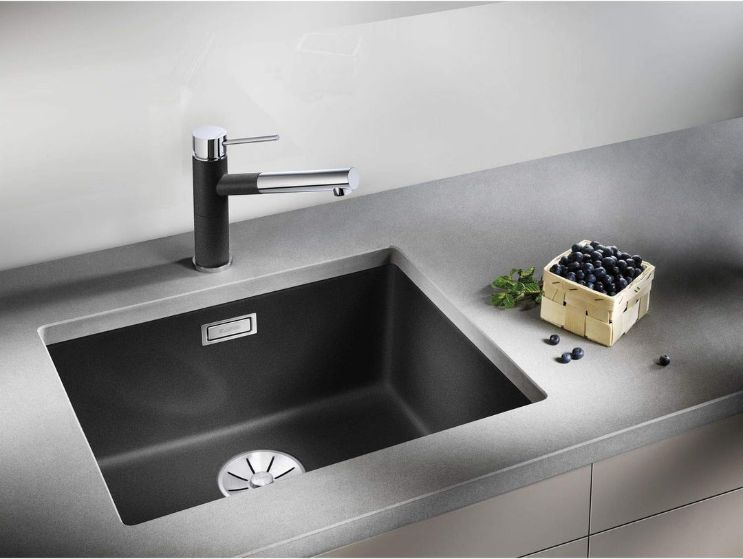 BLANCO SUBLINE 400-U | SILGRANIT anthrazit | Einbauart: Unterbau | ohne Ablauffernbedienung | 50er U