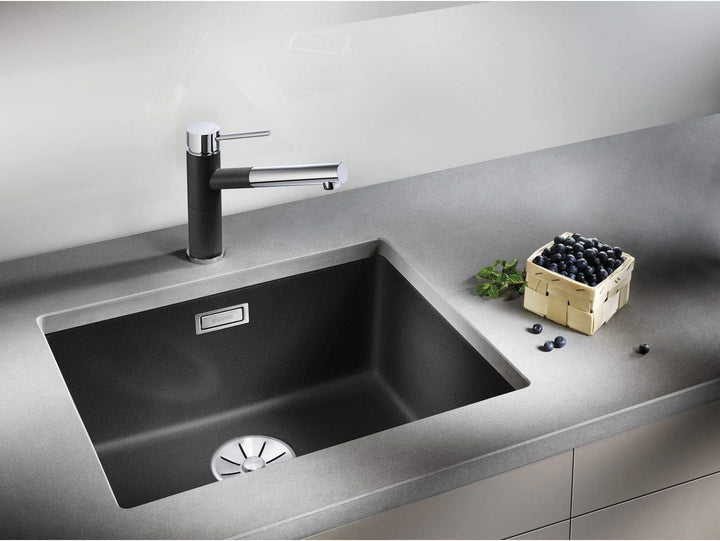 BLANCO SUBLINE 400-U | SILGRANIT anthrazit | Einbauart: Unterbau | ohne Ablauffernbedienung | 50er U
