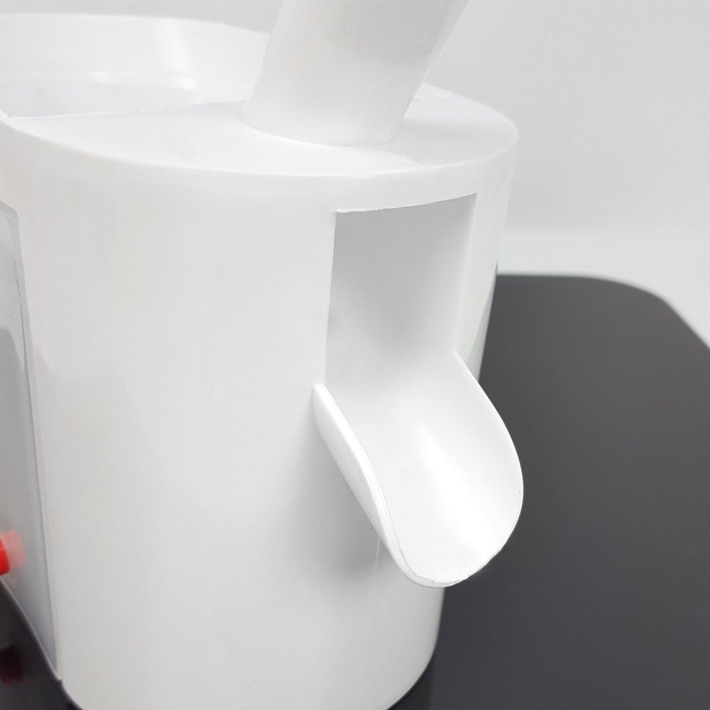 com-four® Kirschentkerner mit grossem Behälter, Standfest mit Saugfüssen (01 Stück - Entkerner V2),