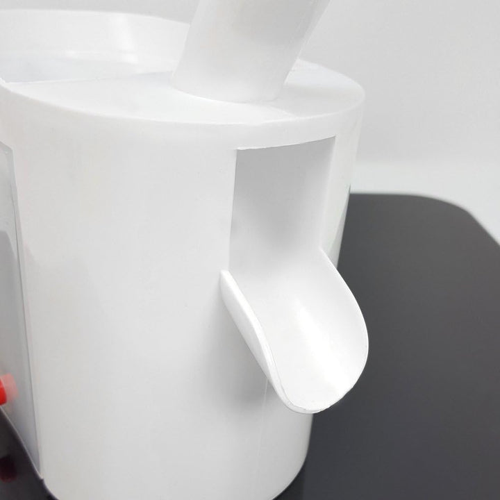 com-four® Kirschentkerner mit grossem Behälter, Standfest mit Saugfüssen (01 Stück - Entkerner V2),