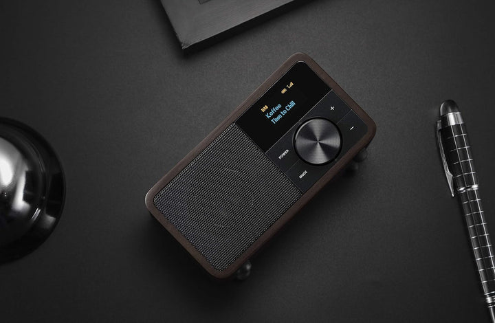 Sangean DDR-7 Genuine DAB+ Radio - FM/UKW Radio - Bluetooth Streaming - OLED Display - Micro USB Ans