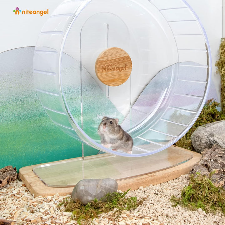 Niteangel Anti-Rutsch-Hamsterrad-Plattform – passend für Niteangel Super-Silent Hamsterrad | Acrylra