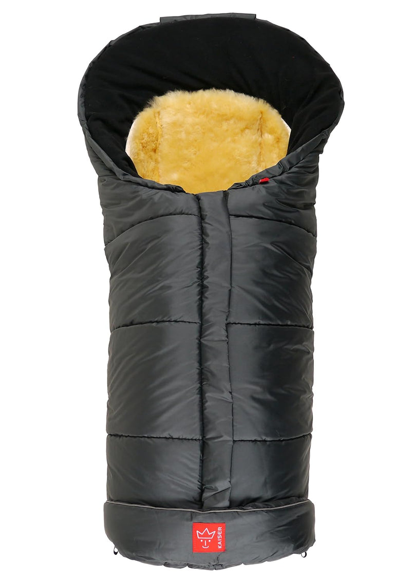 KAISER 6571124 Fusssack Sheepy, anthrazit, Anthrazit