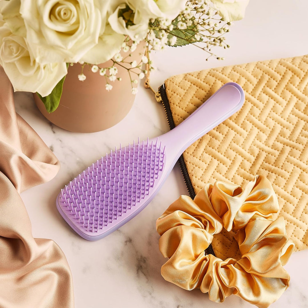Tangle Teezer Ultimate Detangler Haarbürste für Coloriertes, Feines & Dünnes Haar – Sanfte Zweistufi