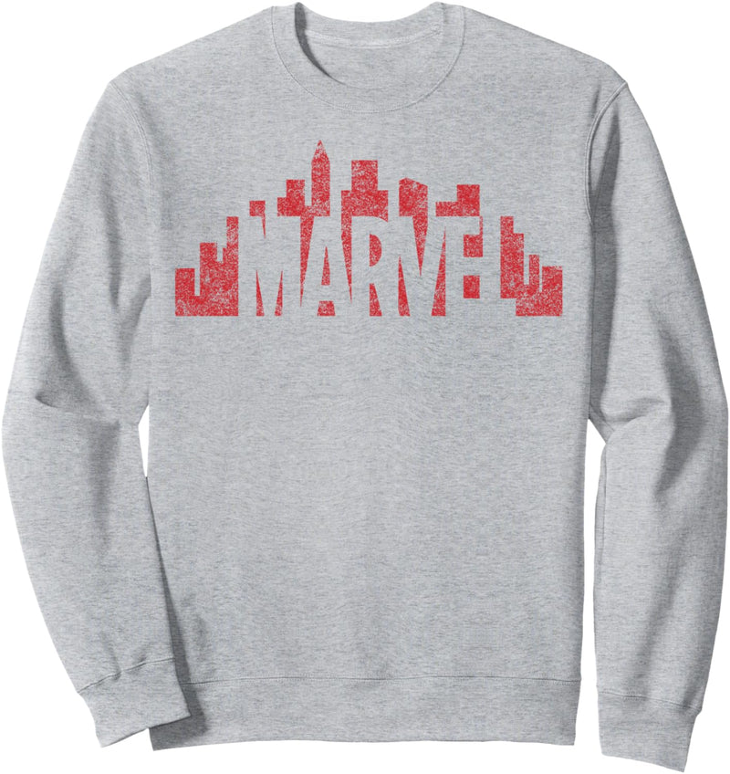 Marvel City Skyline Logo Sweatshirt