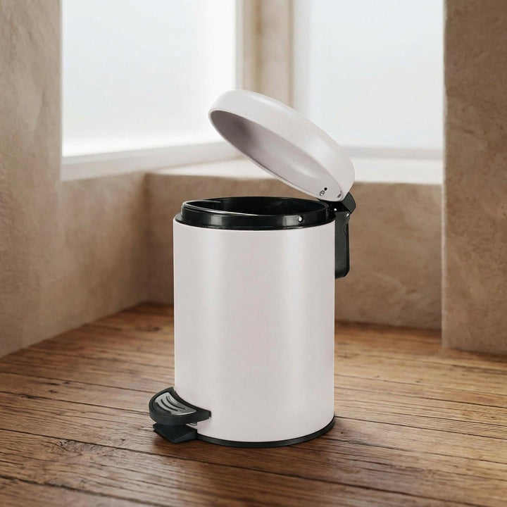 Kleine Wolke Kosmetikeimer One, Farbe: Weiss, Material: Edelstahl/PP, Grösse: Eimer 3 Liter 3 Liter