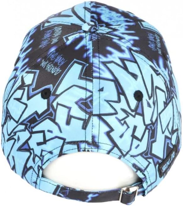 Plata o Plomo Baseball-Kappe, Blau und Schwarz, Strass, Streetwear, Colombia, Baseball – Grösse: Ein