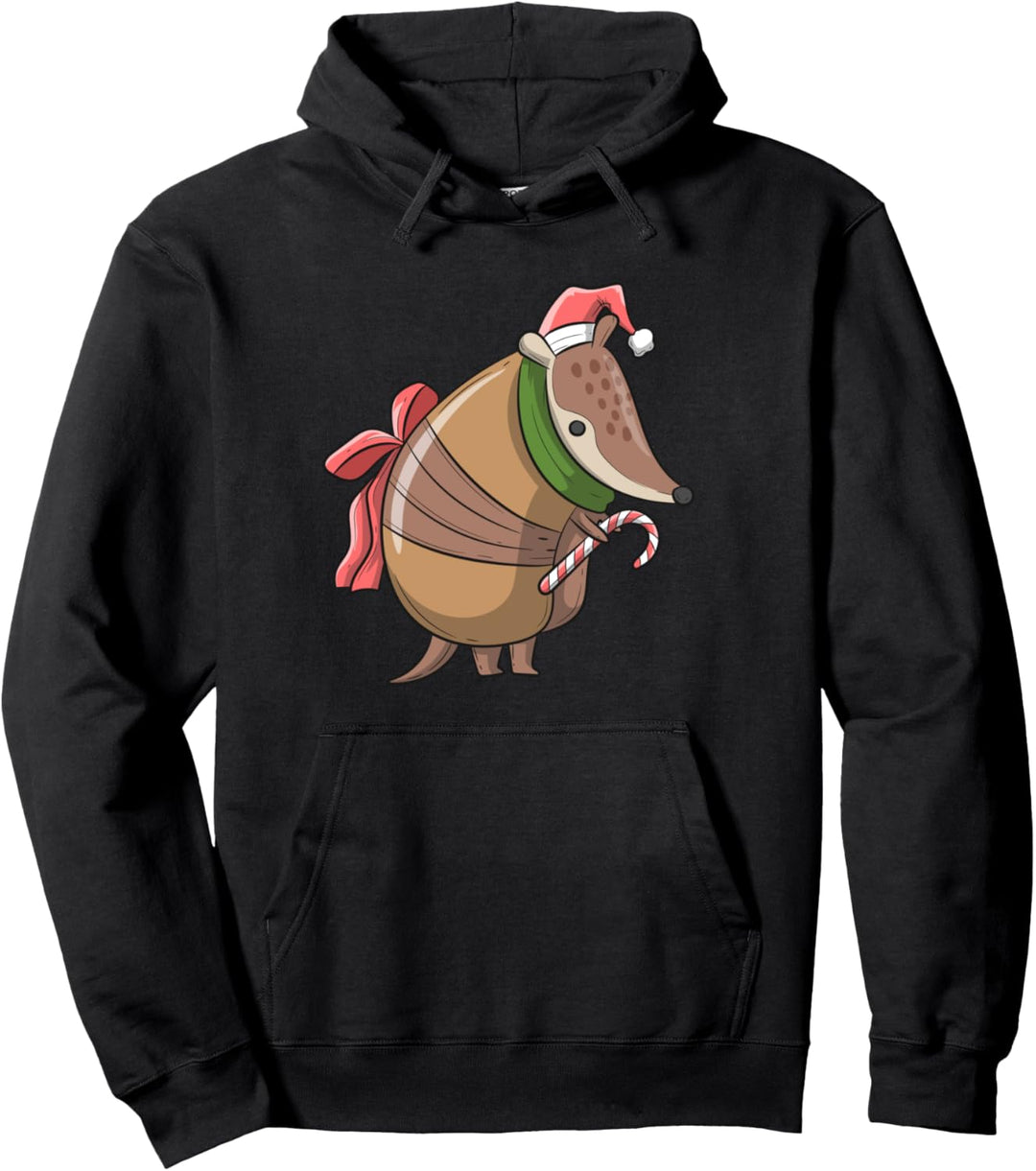 Weihnachtsgürteltier Pullover Hoodie