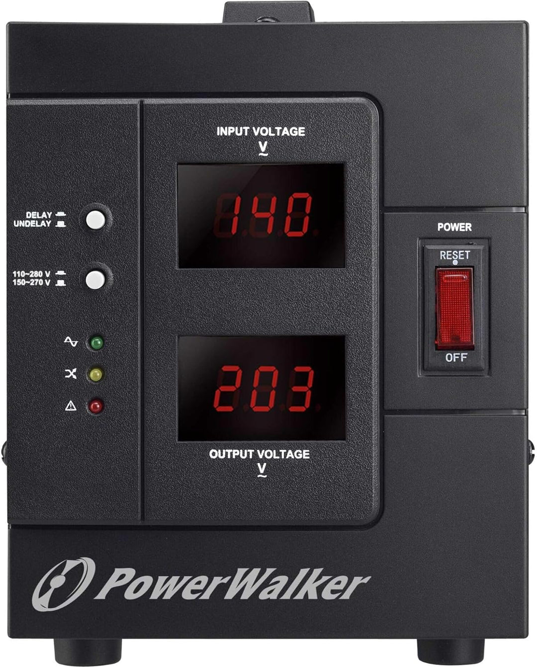 BlueWalker AVR 1500 SIV FR 2AC-Ausgänge 110-280V Schwarz Spannungsregler (AVR 1500SIV)