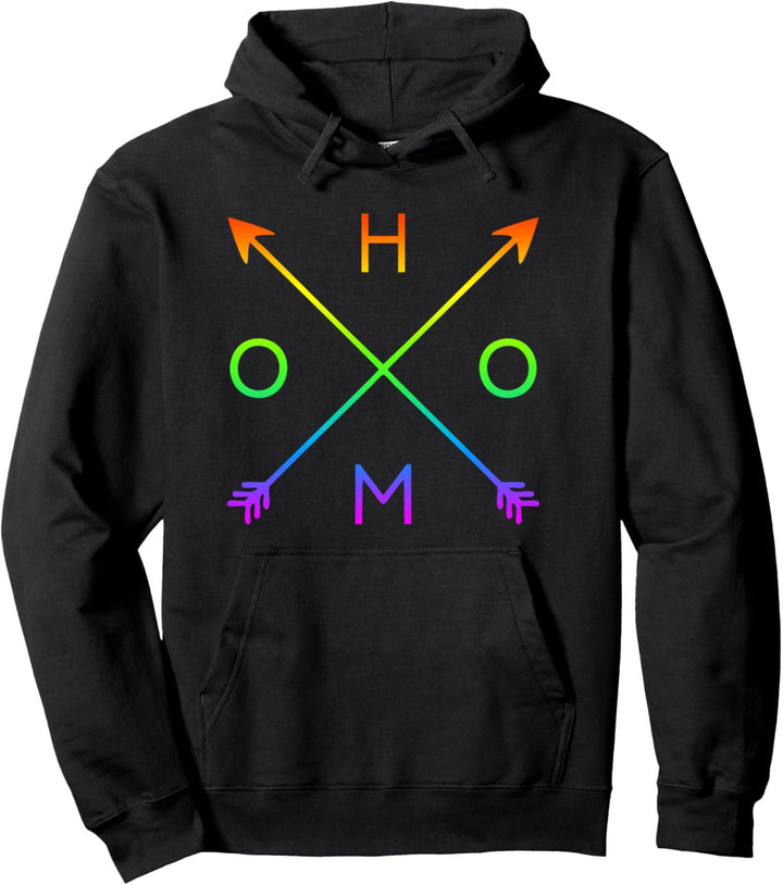 Bisexual Gay Queer Trans LGBTQ Bi Regenbogen Pfeile Homo Pullover Hoodie