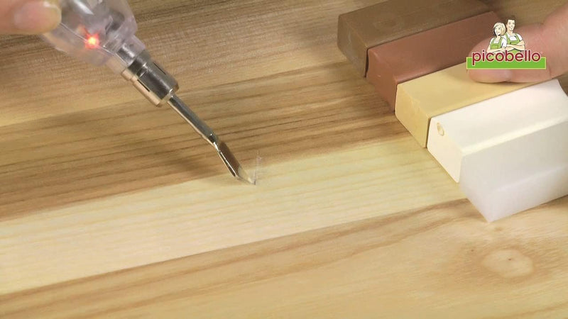 Picobello G61403 Holz Reparatur Set (Premium) -Parkett Laminat Möbel Treppen-für lackierte Oberfläch