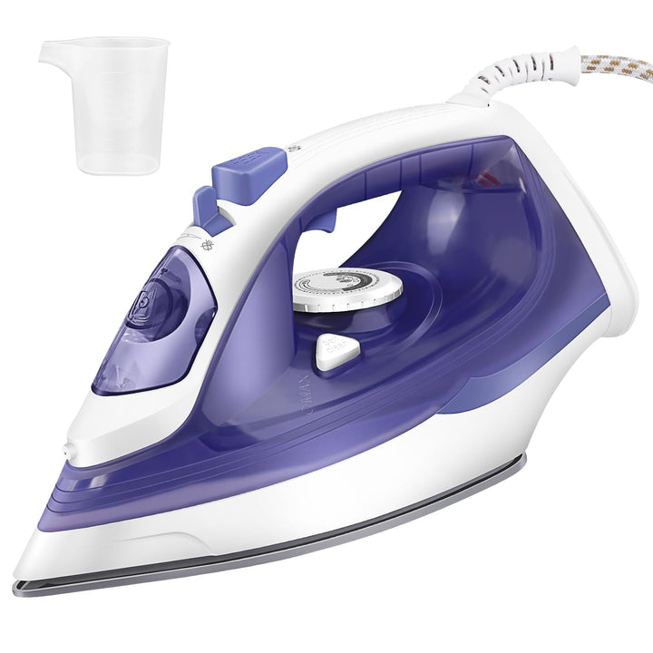 2400W Dampfbügeleisen, 350ML Wassertank, 2m Kabel, 110g Dampfstoss, 40g Dauerhaftdampf, variable Tem