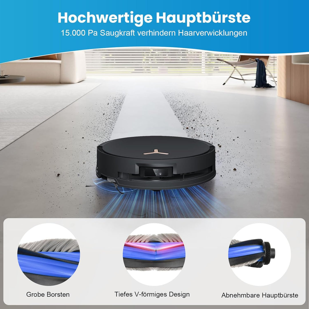 25 Stück Zubehörset für ECOVACS DEEBOT T50 Pro Omni / T50 Omni / T50 Pro Omni Gen2 Saugroboter, mit