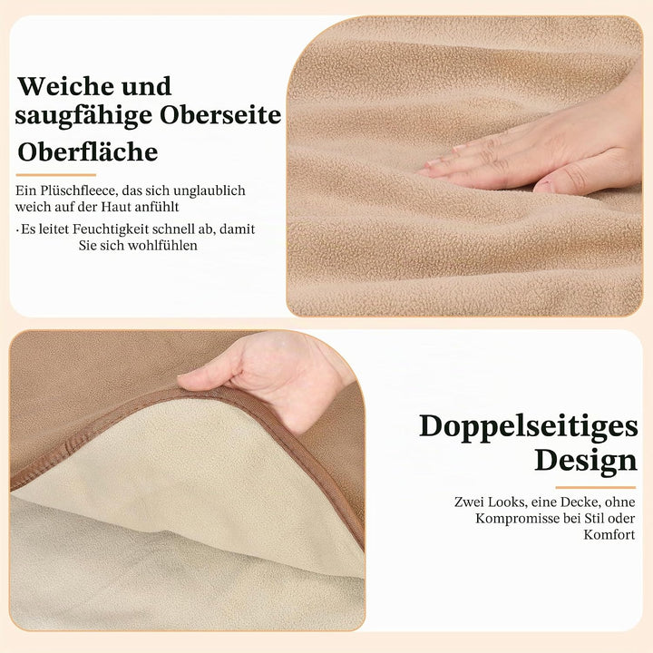 Wasserdicht Hundedecke Katzendecken Waschbar, wasserdichte Decke für Grosse Hunde Sofaschutz Couch Ü