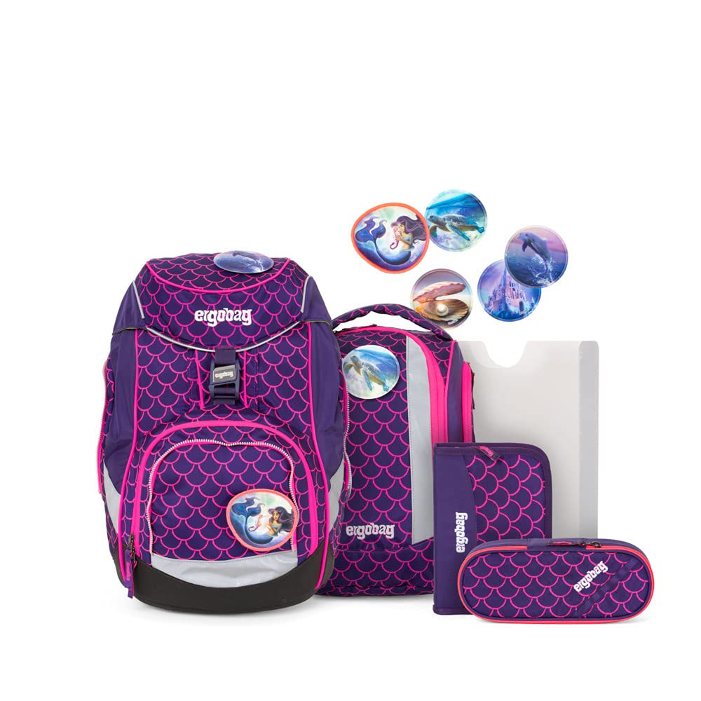 ergobag Pack-Set 20 Lang Pinke Wellen, 20 Lang Pinke Wellen