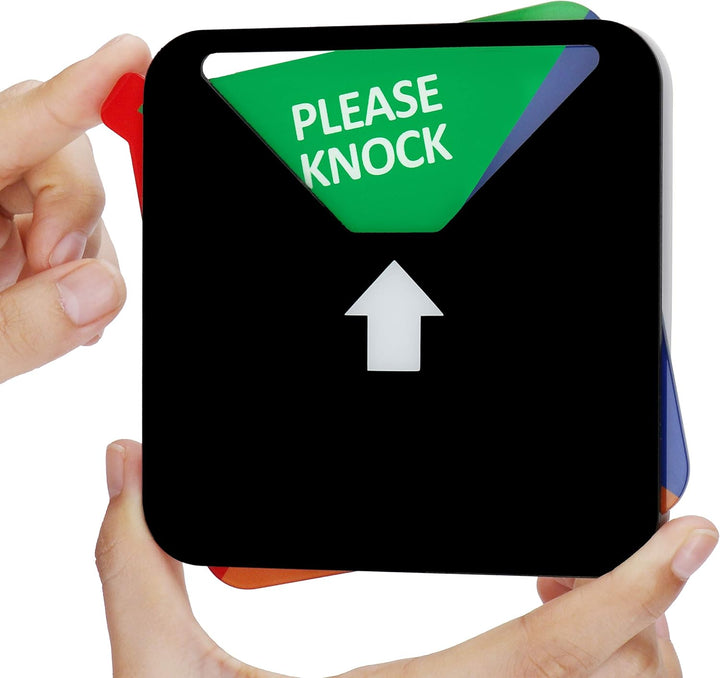 Kichwit Hinweisschild "Do Not Disturb", "Out of Office" Schild mit Aufschrift "Please Knock", in ein