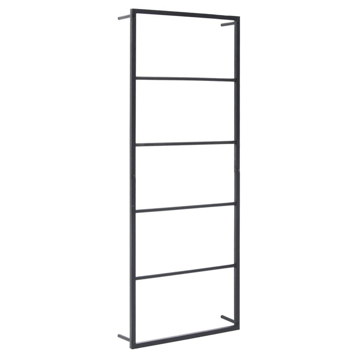 vidaXL Handtuchständer Schwarz 45x10x115 cm Stahl