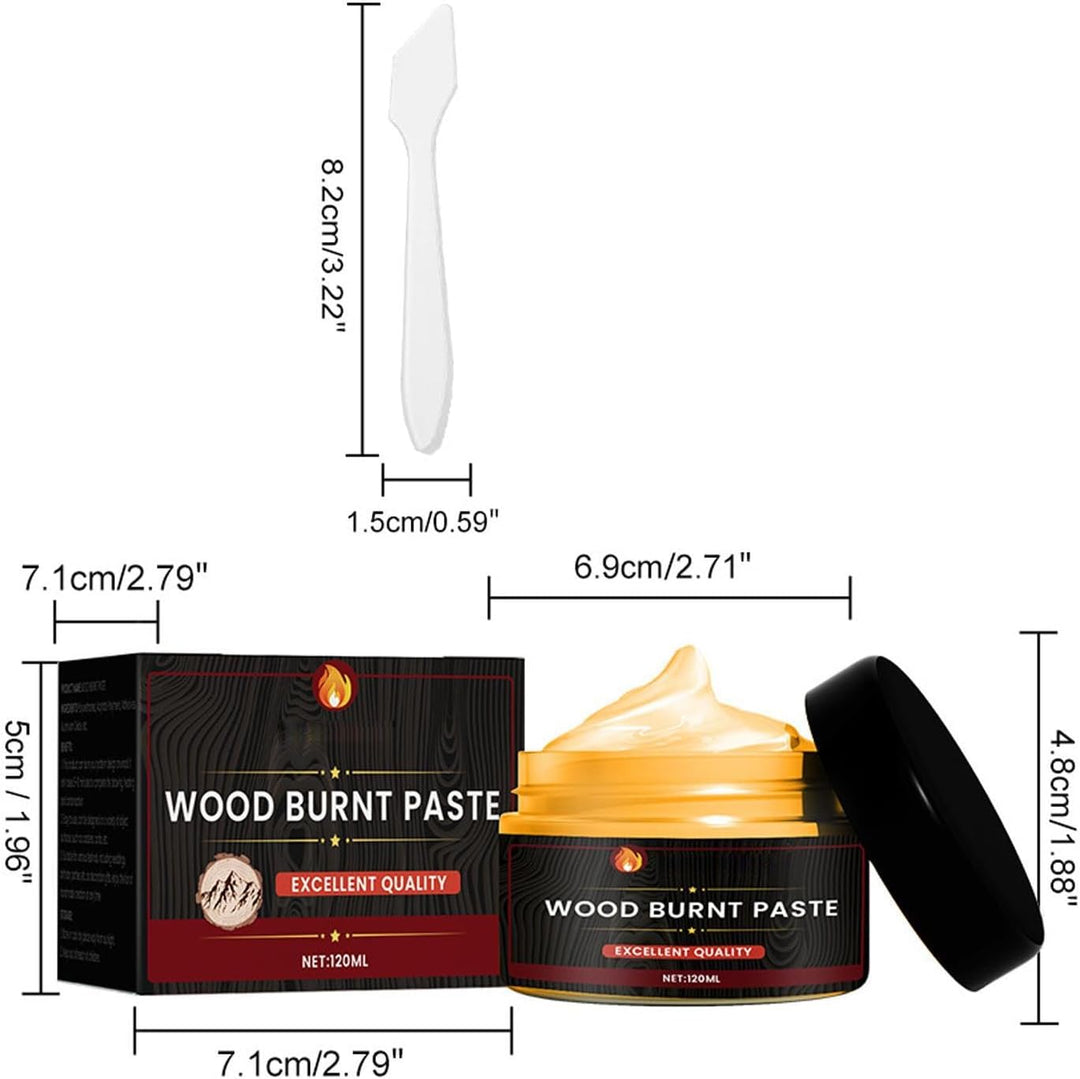 Wood Burning Gel | Easy to Apply Burn Paste for Wood Craft Combustion Gel | Multifunctional Pyrograp