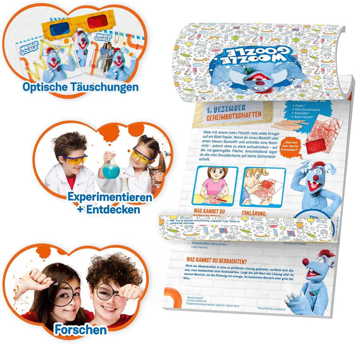 CRAZE Woozle Goozle Wissenschaft Adventskalender - Spielzeug Adventskalender mit Experimente für Kin