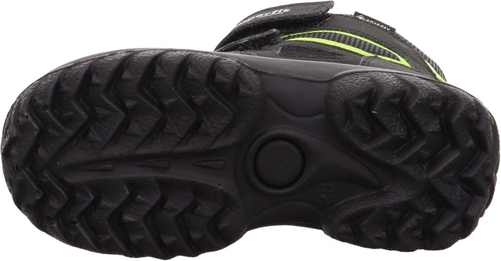 Superfit Jungen Snowcat Warm Gefütterte Gore-tex Schneestiefel 27 EU Weit Schwarz Gelb 0010, 27 EU W