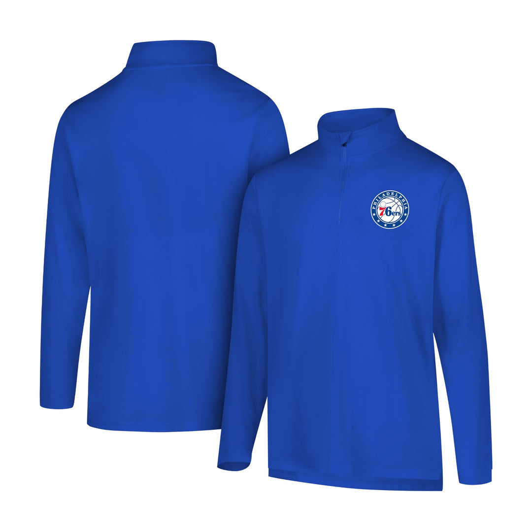 UNK NBA Men's Vlm3138f-am NBA Men's Quarter Zip Poly Knit Long Sleeve Shirt, Team Color (Pack of 1)