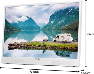 TechniSat TECHNIVISION HD32AW MOBIL - kompakter, tragbarer Direct-LED-Smart TV (32 Zoll, Dreifacher