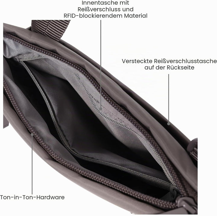 Hedgren Damen LEONCE Sportsack, Sepia Sepia Einheitsgrösse, Sepia Einheitsgrösse