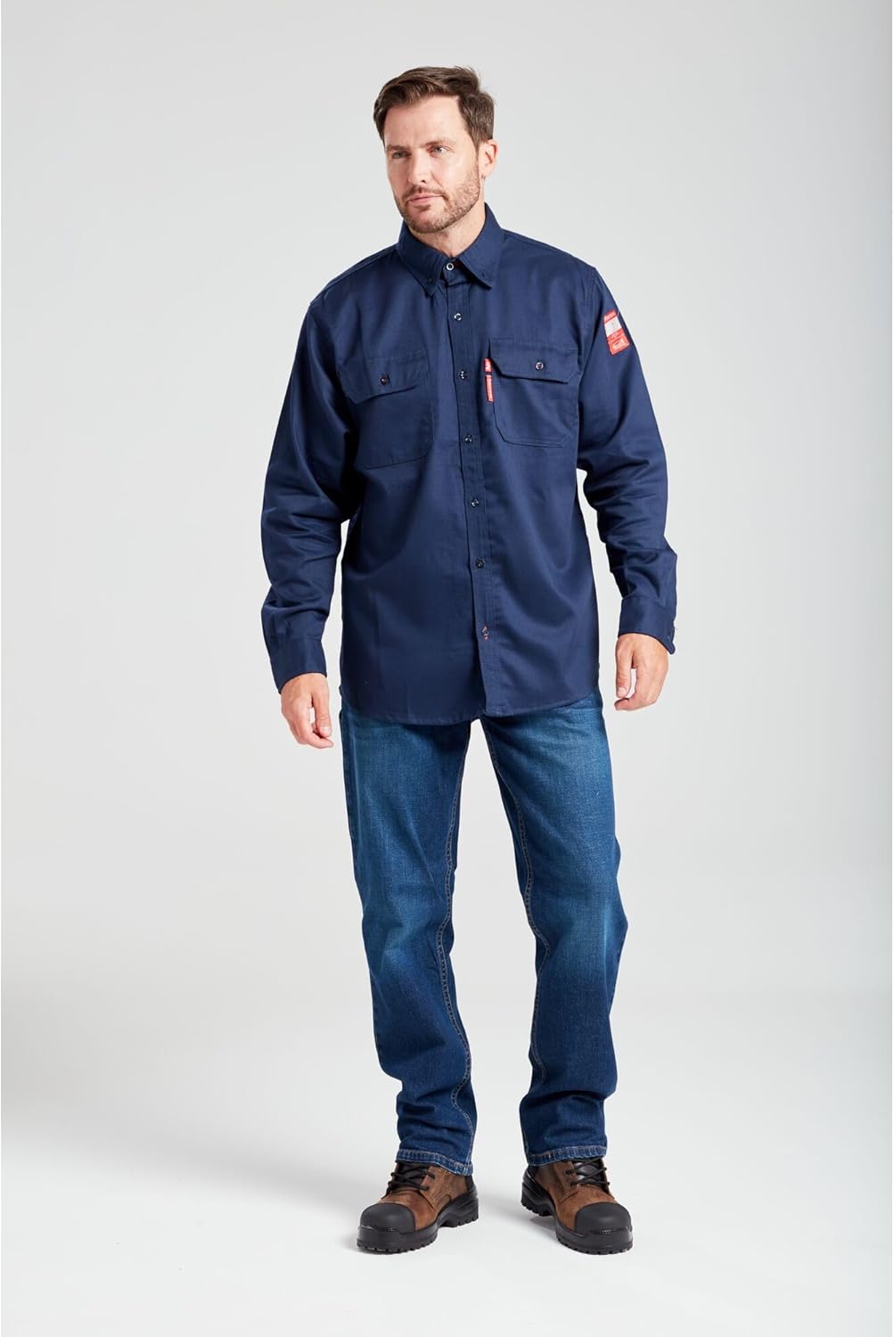 Portwest Herren Fr89narxl Hemd, Navy, XL EU Navy Blau XL, Navy Blau XL