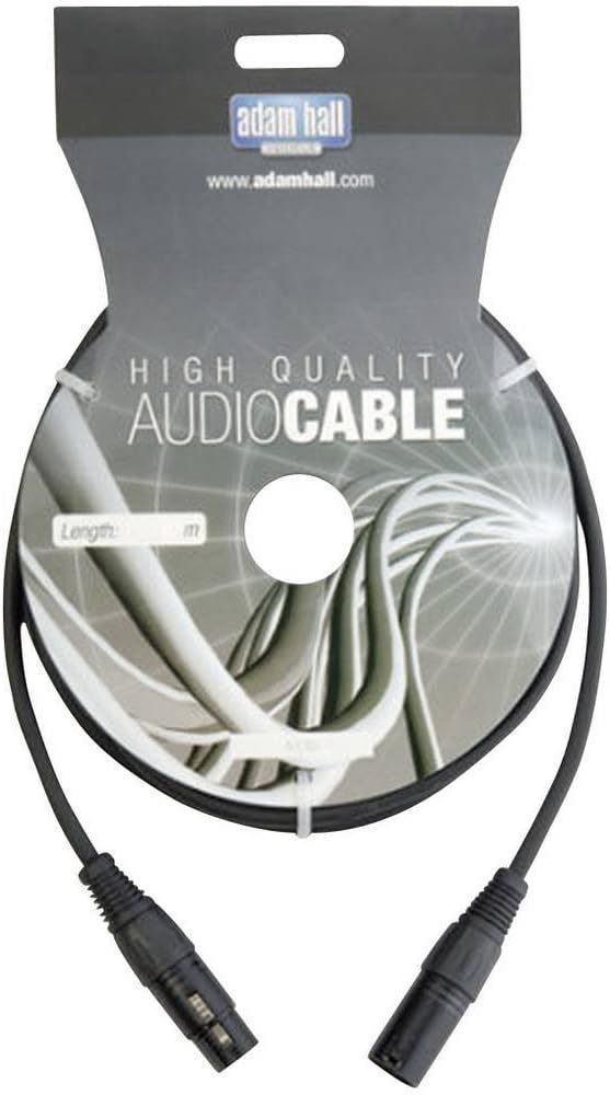 Adam Hall Cables 3 STAR DMF 3000 DMX Kabel 3-Pol XLR Female auf 3-Pol XLR male | 20 m, 20 m