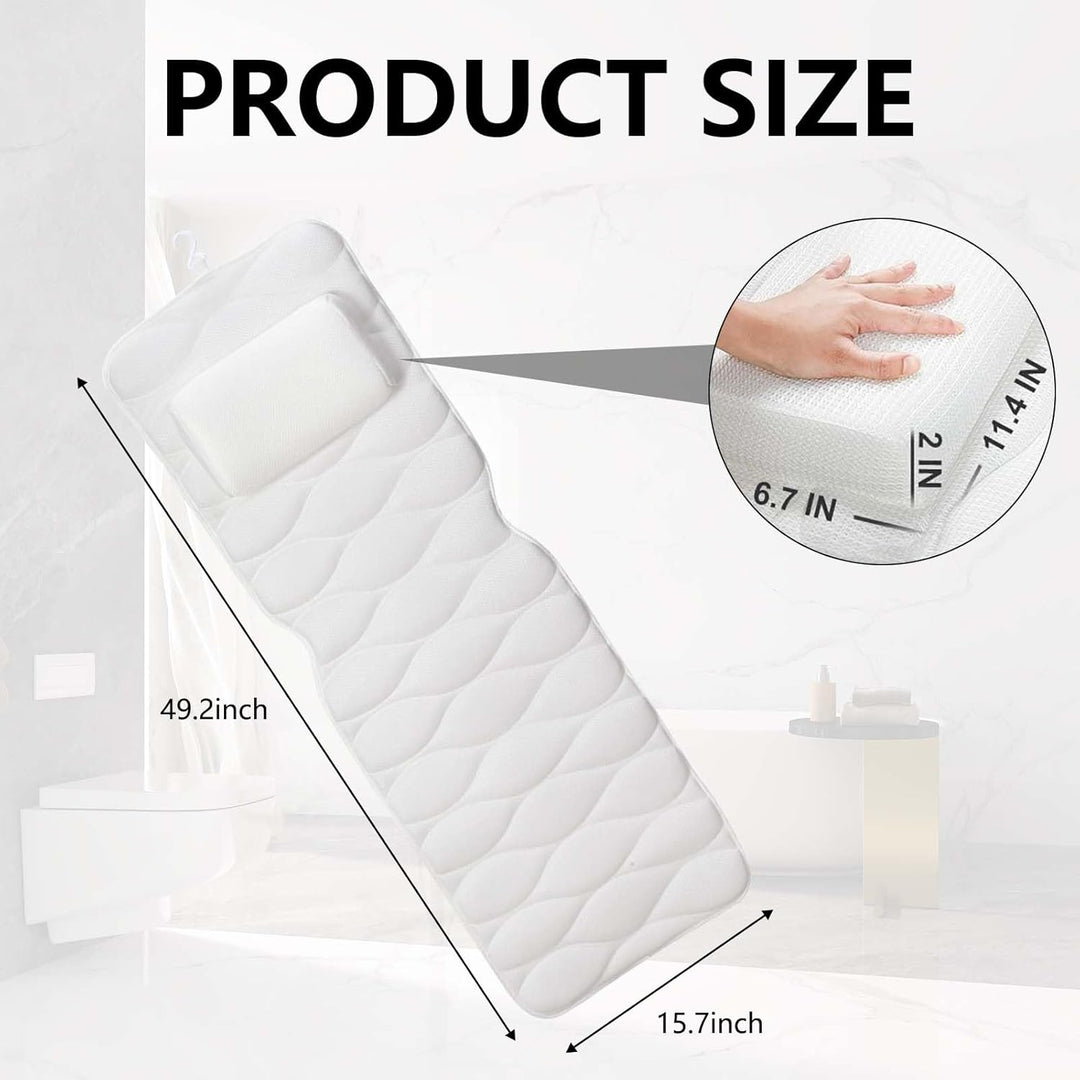 Badewannenkissen, Sprudelmatte Badewanne, Badewannenmatte GanzköRper Mit Kissen, Whirlpool Matte FüR