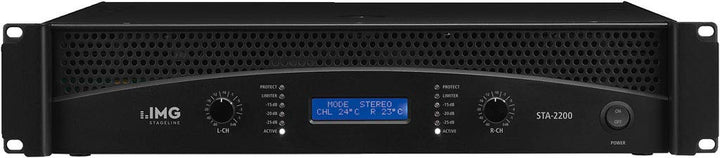 IMG STAGELINE STA-2200 Professioneller Stereo-PA-Verstärker schwarz