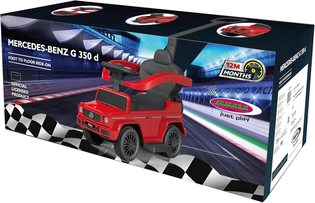 JAMARA 460626 Rutscher Mercedes-Benz G 350 d 3in1 – ab 6 Monate, Sitzhöhe 260 mm, Kippschutz, Schutz