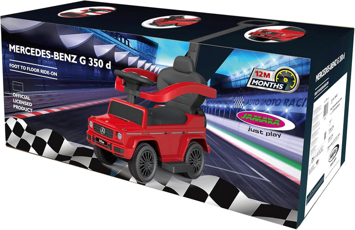 JAMARA 460626 Rutscher Mercedes-Benz G 350 d 3in1 – ab 6 Monate, Sitzhöhe 260 mm, Kippschutz, Schutz