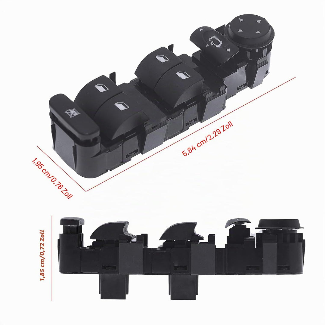 KAOLALI 6554.HA Fensterheber Schalter elektrisch für Tür vorne links kompatibel für Citroen C4, Für