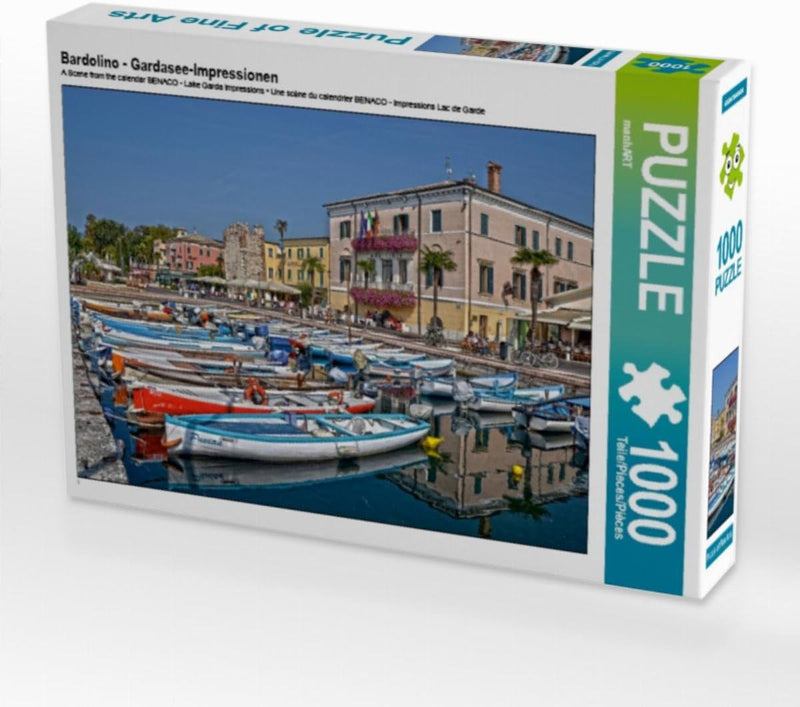 CALVENDO Puzzle Bardolino - Gardasee-Impressionen 1000 Teile Lege-Grösse 64 x 48 cm Foto-Puzzle Bild