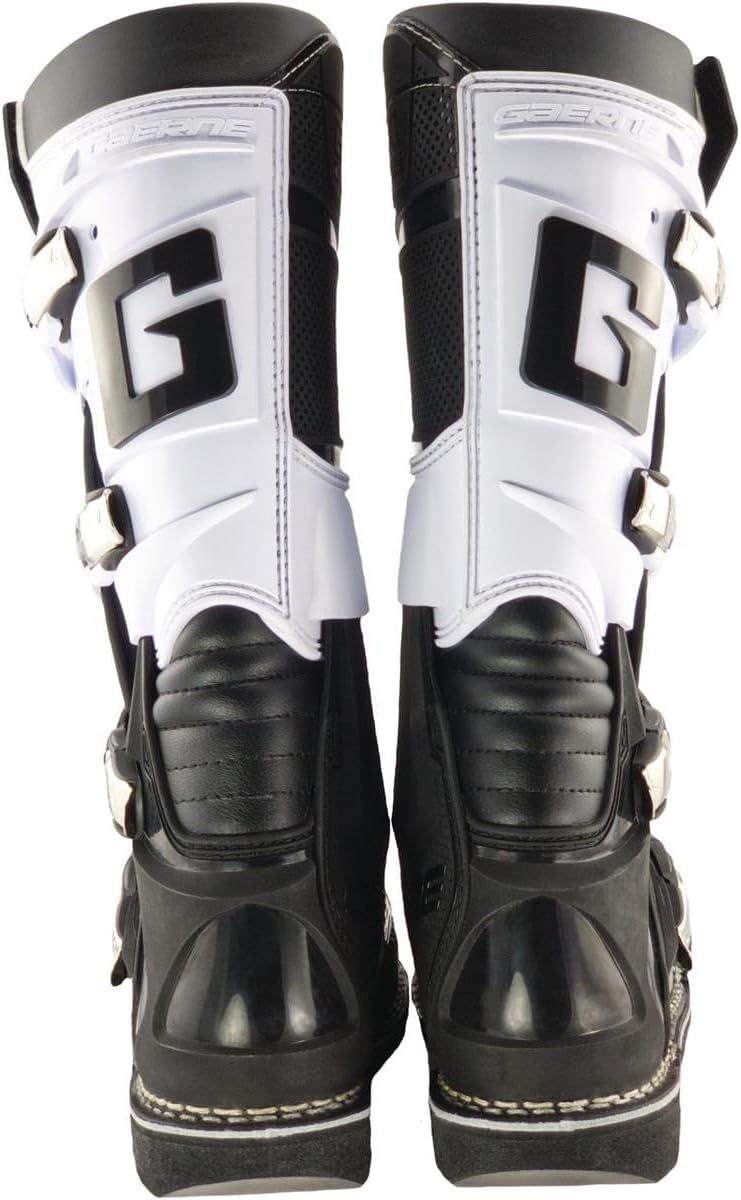 Gaerne Motocross-Stiefel GX-1 Weiss/Schwarz Weiss 45 EU, Weiß 45 EU