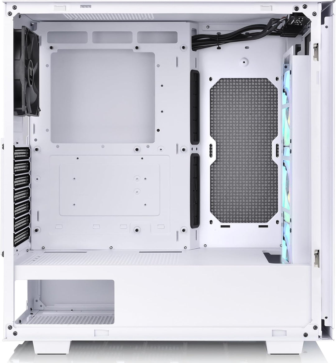 Thermaltake V350 TG ARGB Air Snow White PC-Chassis Mid-Tower-ATX-Gehäuse 4mm gehärtetes Glas 4X Lüft